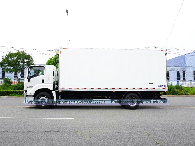 Isuzu冰箱供应商中国,冰箱卡车15吨