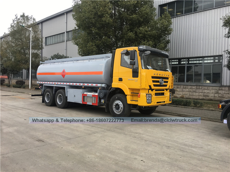 Iveco 6x4 Fuel Tanker Truck Kapasidad 5000 Gallon