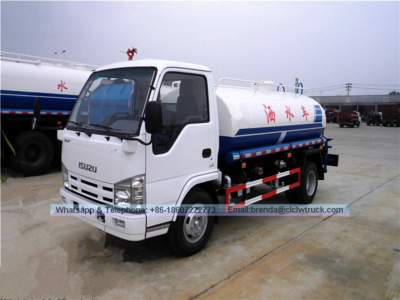 ISUZU water truck 5000liter,mini ISUZU Japan water tank truck,Japanse water truck supplier