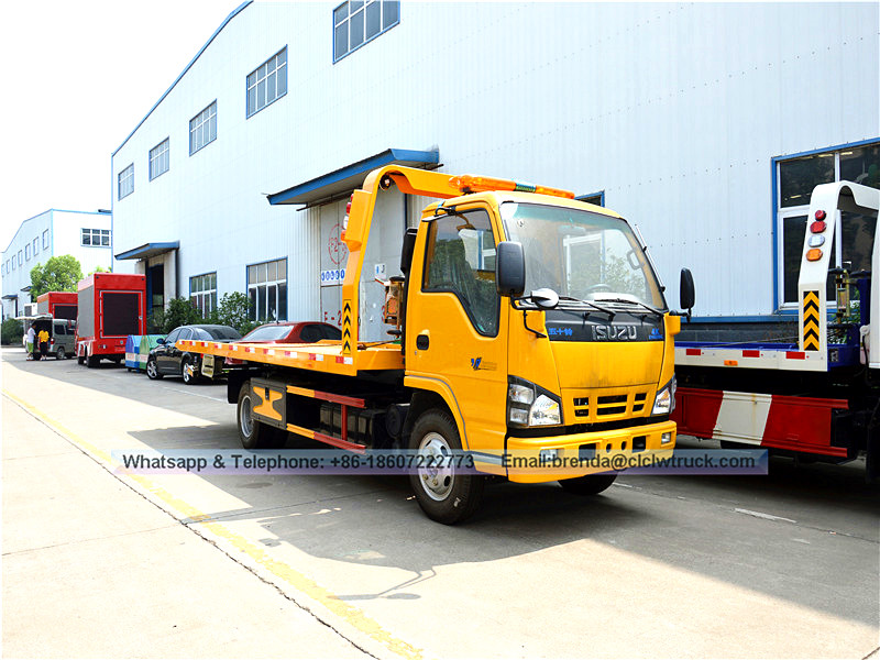 Japan Isuzu 4x2 600p 5ton Wrecker Tow Truck