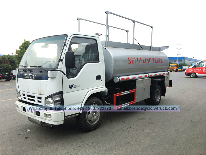 Japan ISUZU 6CBM fuel tank truck /fuel truck