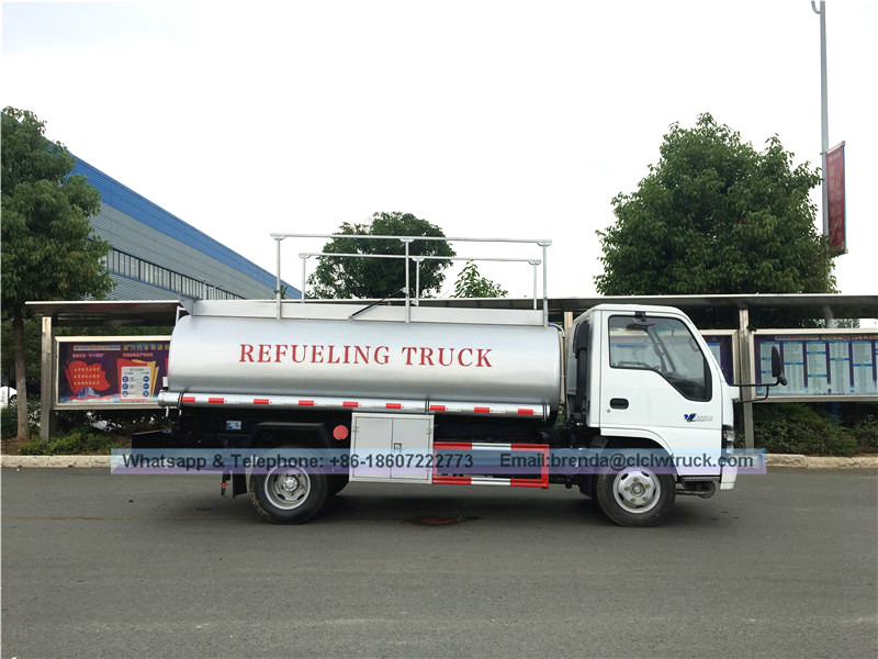 Japan ISUZU 6CBM fuel tank truck /fuel truck