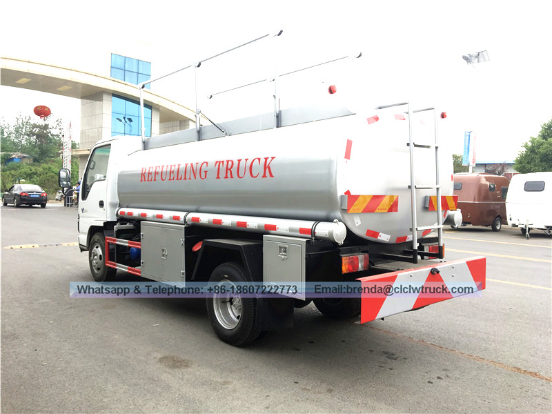 Japan ISUZU 6CBM fuel tank truck /fuel truck