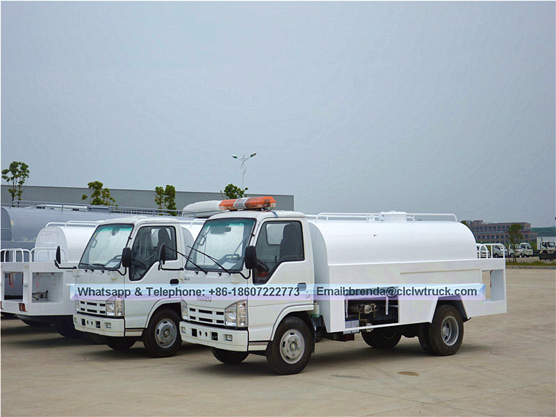 日本五十铃水车迷你，日本水车卡车5000升供应商，日本水轮卡车制造商