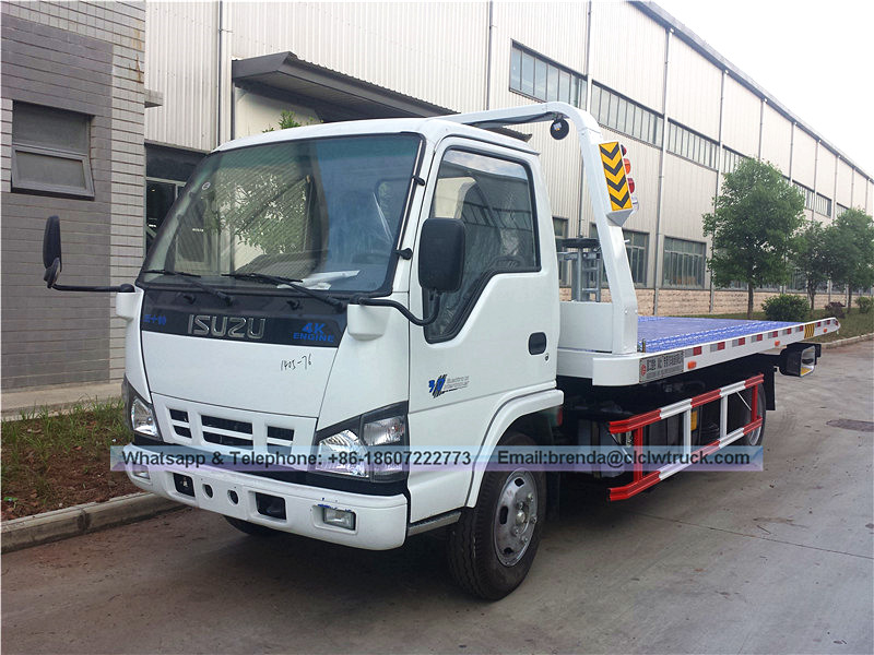 日本五十铃3-5ton 600p平板撞车卡车