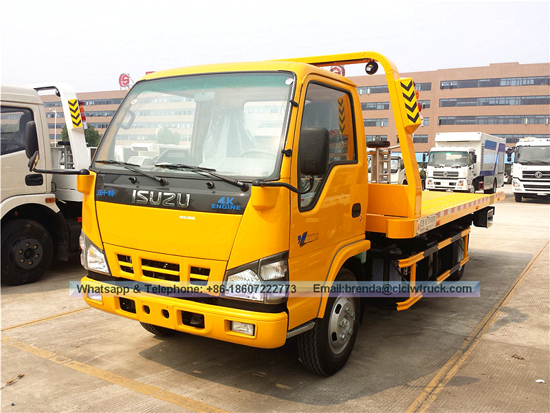 Caminhão Japonês de Tow Isuzu 5ton, Japão 4x2 Isuzu Wrecker Tow Truck For Sale Fornecedor