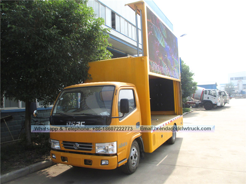 Последний рекламный грузовик DFAC Mobile Led