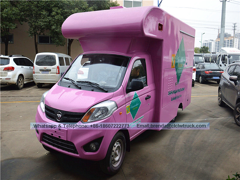 Mobile camion de restauration rapide, les fournisseurs de camions de nourriture en Chine, un camion de crème glacée