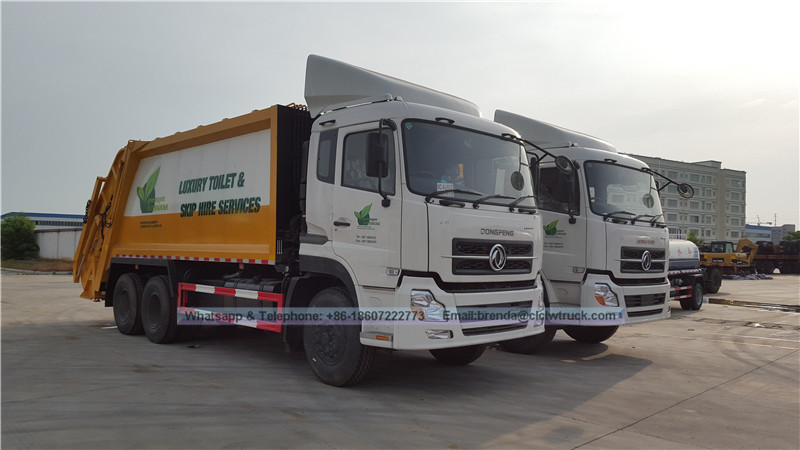 RHD Dongfeng Kinland 20 CBM Compression Marbage Truck