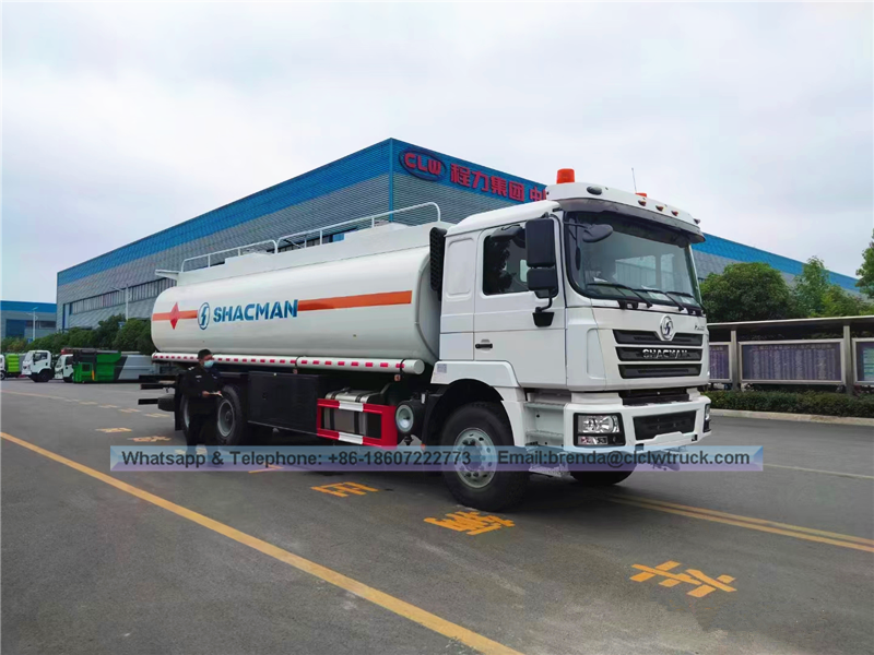 Shacman 6x4 22000L TRACK TRACK TRAVARDE, CURD TRICHEMENT