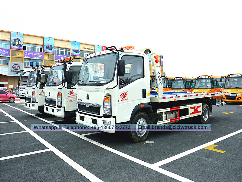Sinotruk Howo 4Ton Wrecker Truck fournisseur China, Howo 4x2 Wrecker Shroc en vente