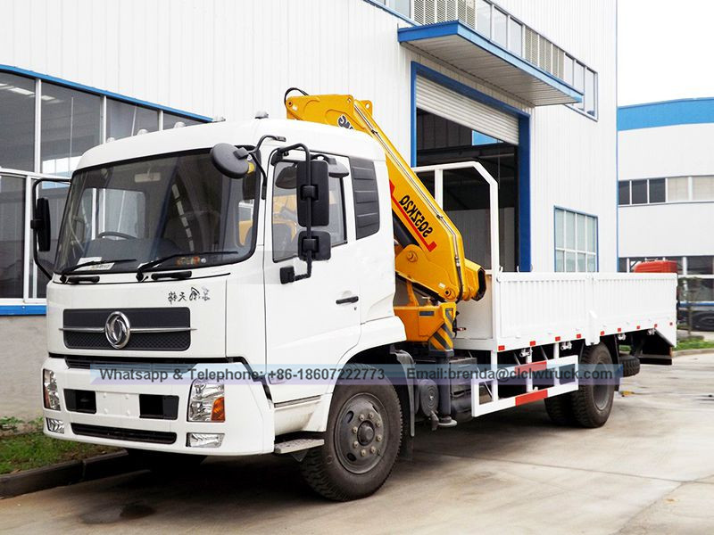 T-KING 6300 กิโลกรัมรถบรรทุกติดเครน