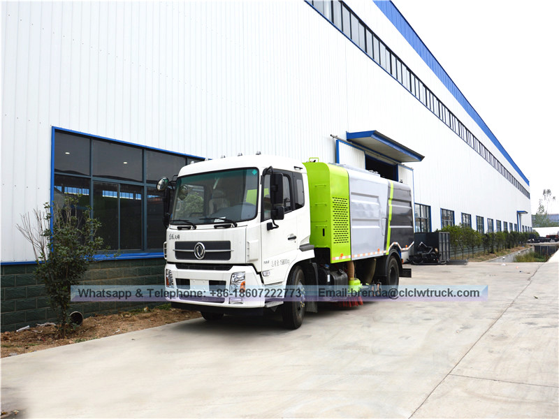 Xe tải Sweeper đường Dongfeng, Nhà cung cấp xe tải đường bộ đường bộ Trung Quốc