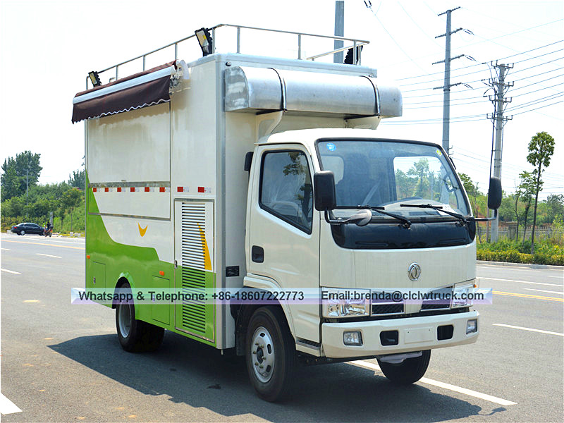 fashionable DONGFENG mobile fast food truck for sale in Kuwait