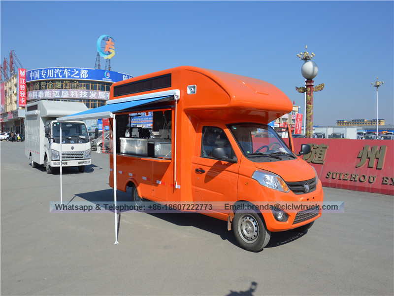 mobile coffee food vending trucks for sale in China