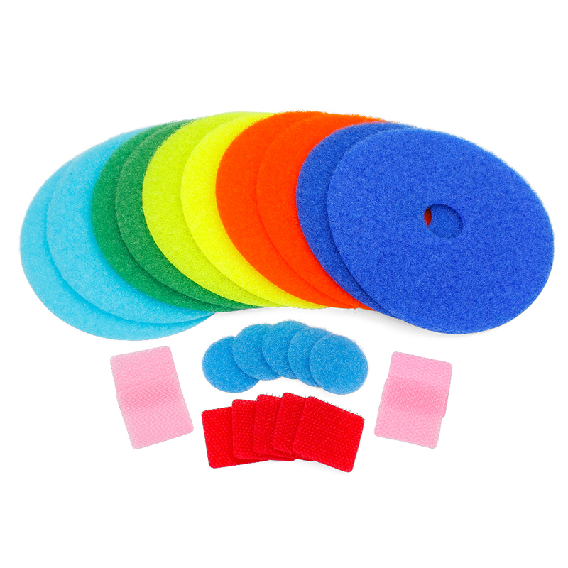Custom size and color angle grinder machine burnishing pad floor maintenance car marble polishing pad