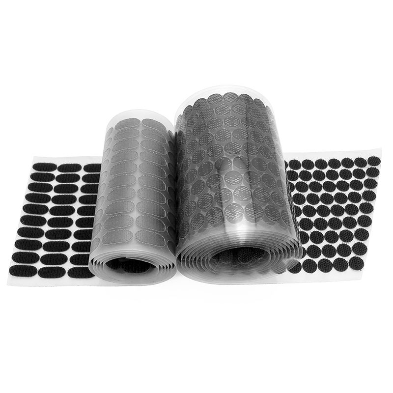 Kundenspezifische gestanzte Punkte entfernbare selbstklebende Klettpunkte mit Klebstoff