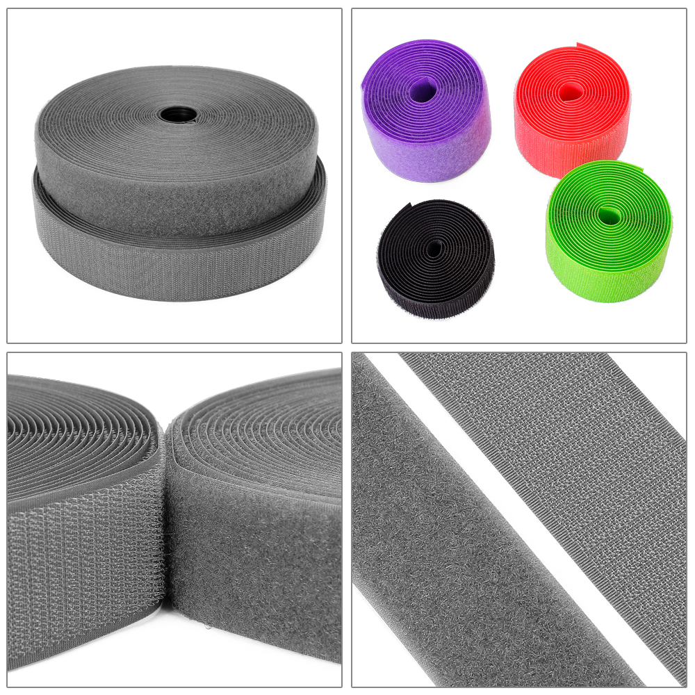 Bevestigingsschoenen met accessoires gelijmd zacht dun klittenband klettband