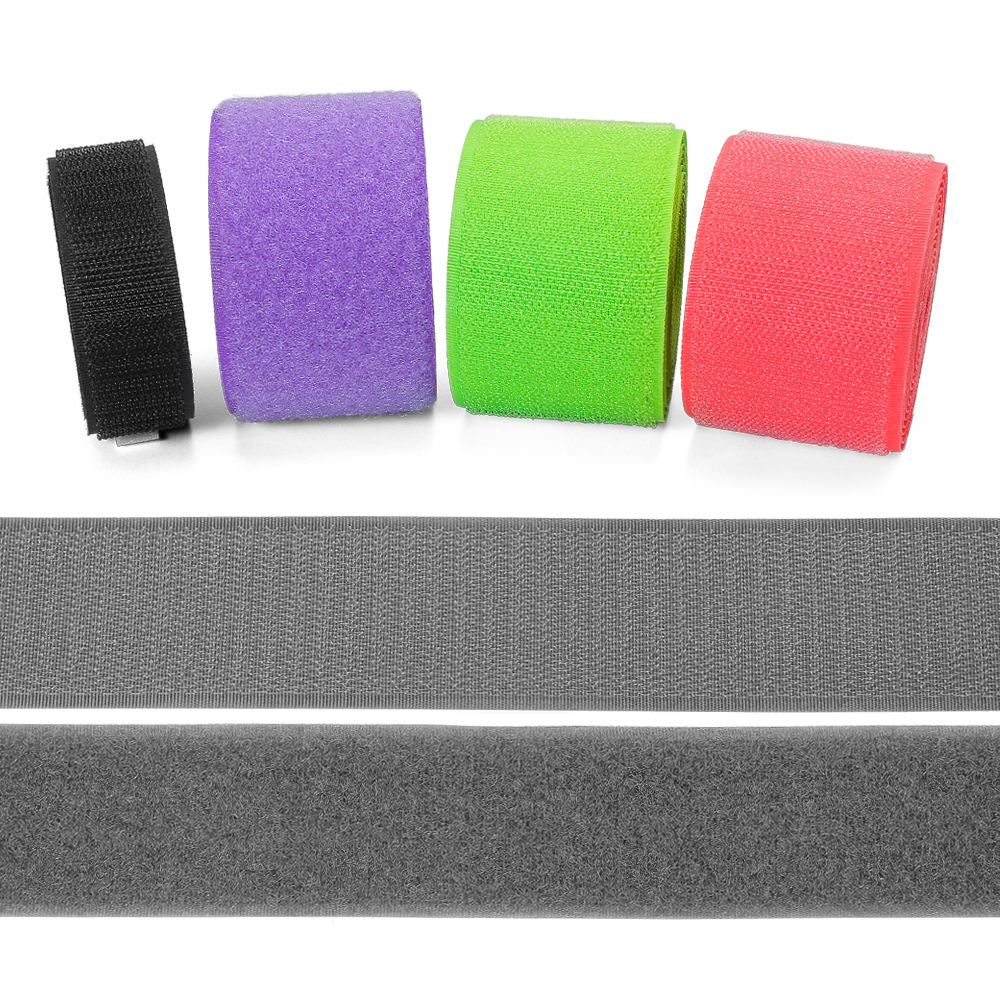 Bevestigingsschoenen met accessoires gelijmd zacht dun klittenband klettband