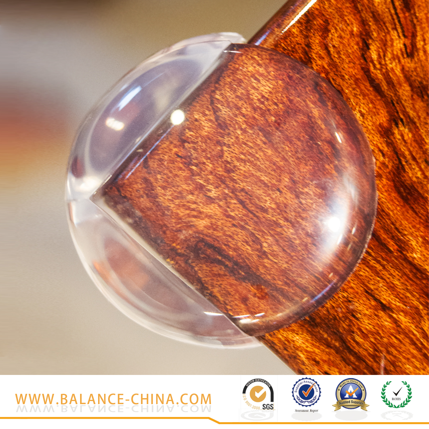 بيع الساخنة البلاستيكية الزاوية واضحة وساده الجدول حراس الزاوية لسلامه الطفل