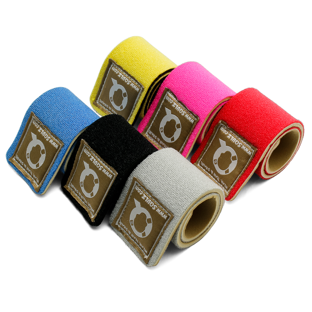 Neoprene elastic hook and hoop strap for outdoor fishing rod magic hook and loop