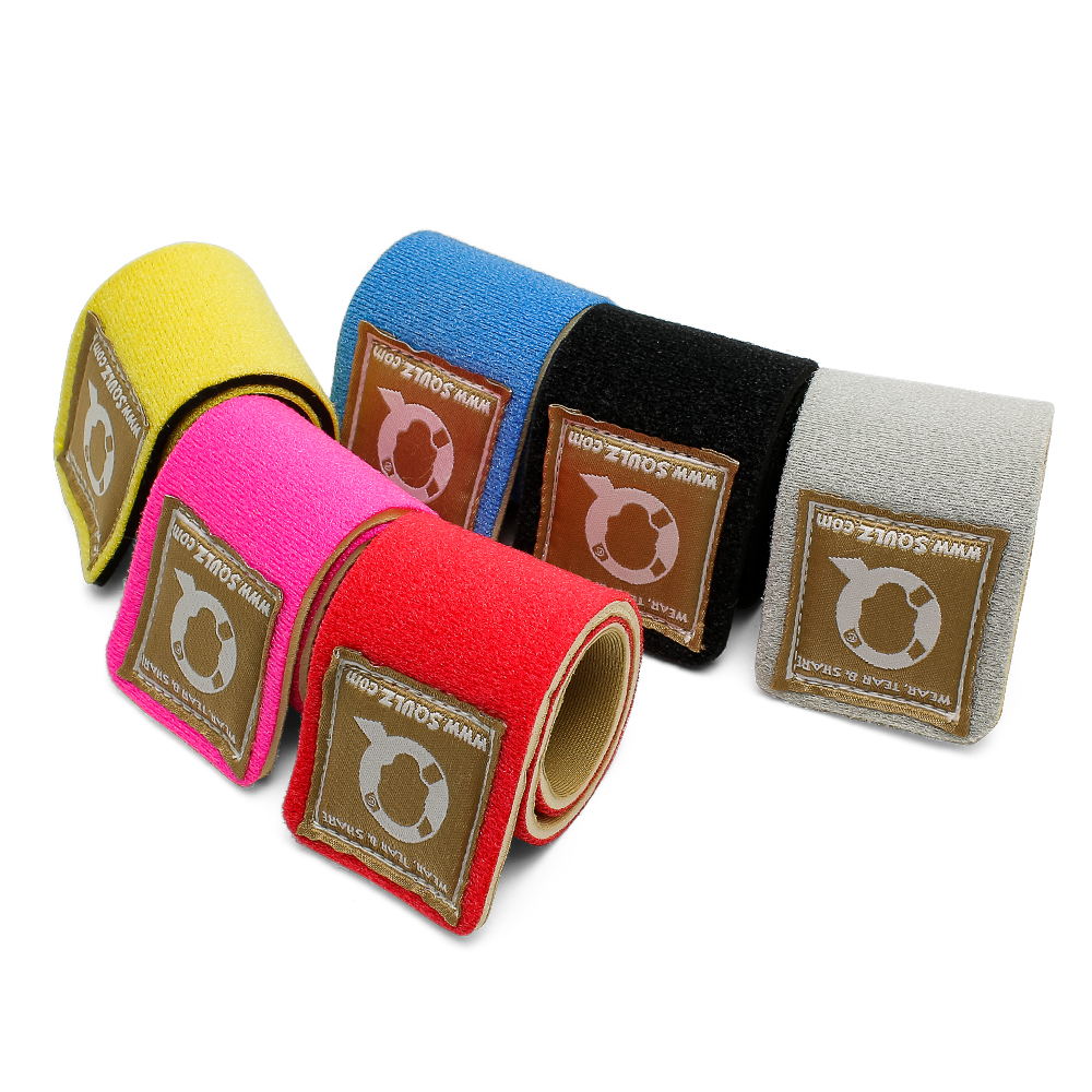 Neoprene elastic hook and hoop strap for outdoor fishing rod magic hook and loop
