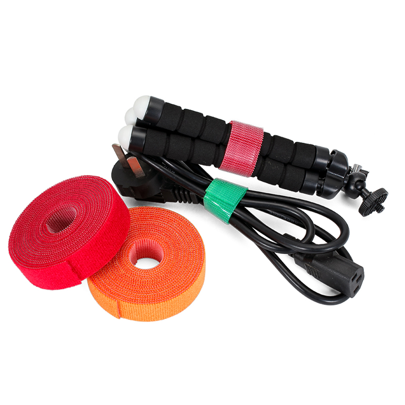 Press Stitching Strap Part Organizer mit Seriennummern Befestigungselementen Krawatten Haken und Schlaufe selbstklebende Kabelbinderhalterungen