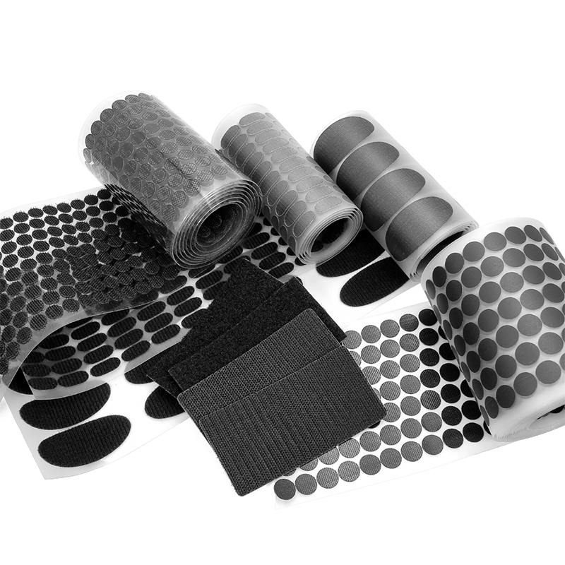 Wholesale hook and loop sticky coins circles hook and loop tape dot for Amazon