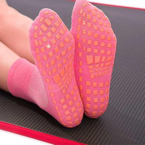 Calzini antiscivolo personalizzati per bambini calzini con impugnatura a trampolino per bambini all'ingrosso usa