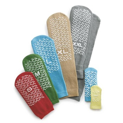 Calcetines antideslizantes de agarre hospitalarios personalizados calcetines médicos de zapatillas de hospital a granel