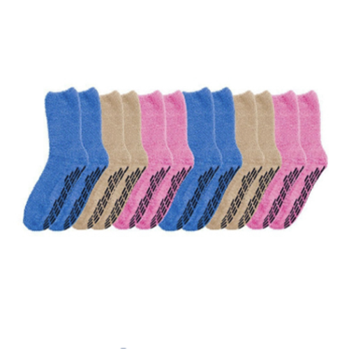 Calcetines antideslizantes de agarre hospitalarios personalizados calcetines médicos de zapatillas de hospital a granel