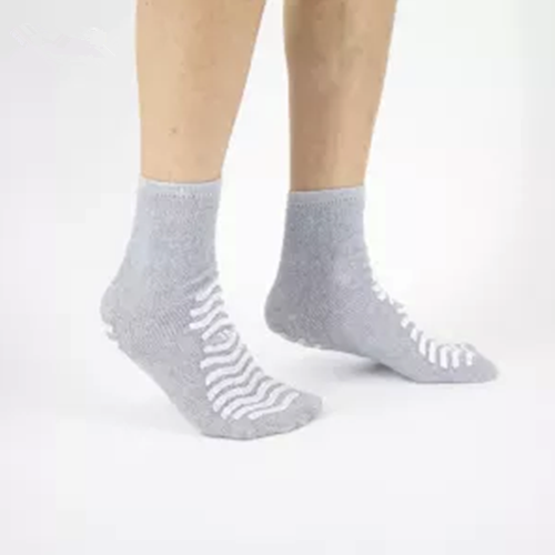 Calcetines antideslizantes de agarre hospitalarios personalizados calcetines médicos de zapatillas de hospital a granel