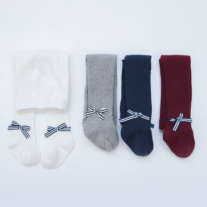 Collants pour Fille Bas de Genou Blanc Long avec Bas Genouillère Bas Chaussettes Bébé sur les Chaussettes Genou Pour Enfants