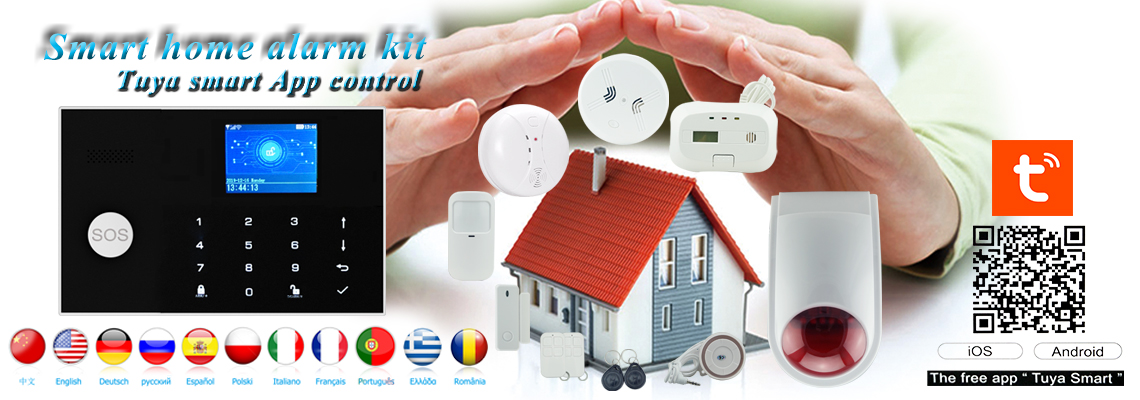 GSM WIFI Andorid/IOS App Wireless Home burglar Ala