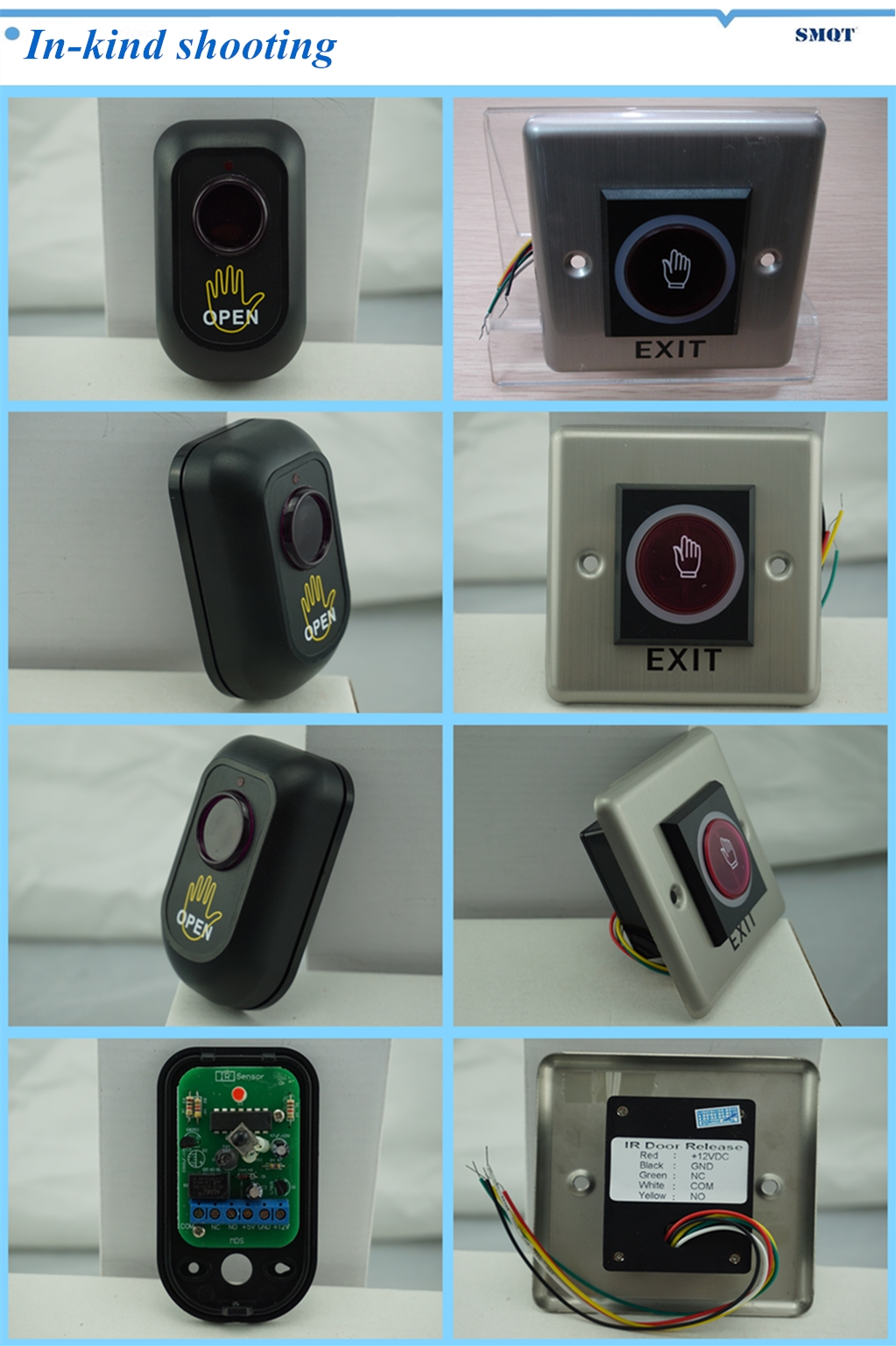 Infrared induction  door switch button