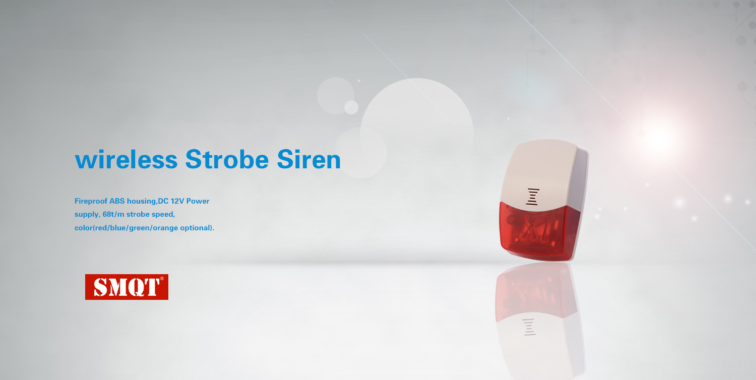 EB-161W-2,Wireless smart strobe siren,indoor wireless siren,wireless strobe light siren,Wireless siren,Wireless alarming siren,wireless home alarm siren