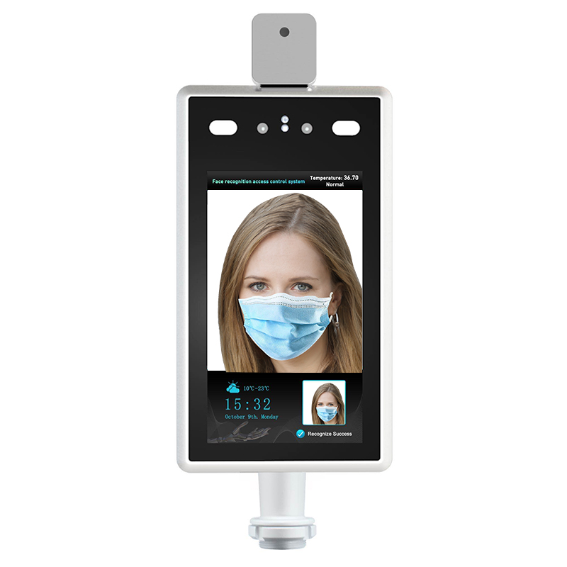 2020带有温度检测功能的动态面部识别门禁装置，用于防止COVID-19门禁系统解决方案