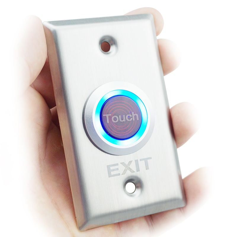 2020 SMQT LED Indication Touch Door Release Infrared Exit Button for access control system