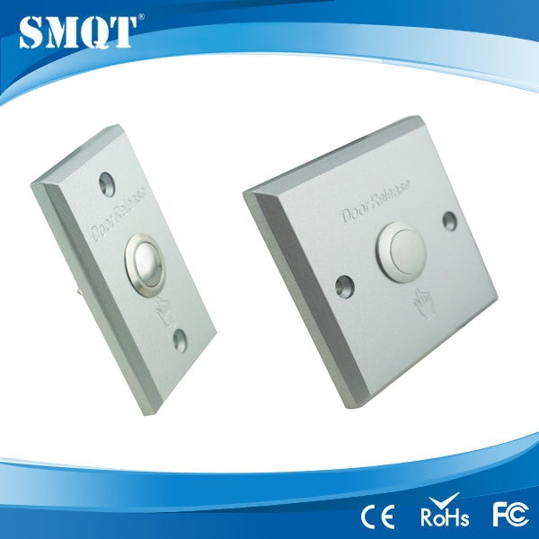 Aluminum panel door release/switch button