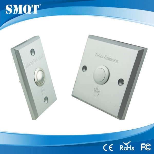 Aluminum panel door release/switch button