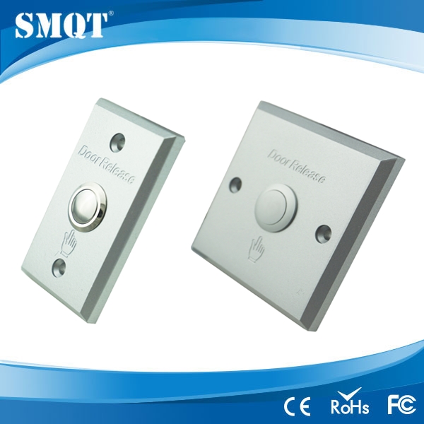 Aluminum panel door release/switch button