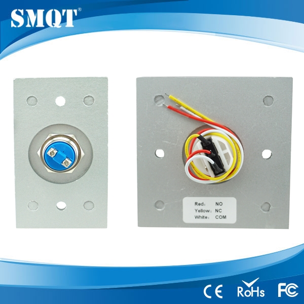 Aluminum panel door release/switch button