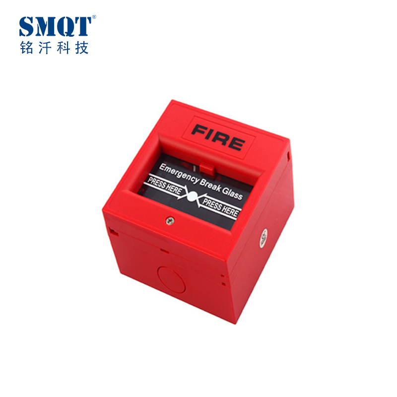 Colorful fire emergency break glass door release for safety door and escape door