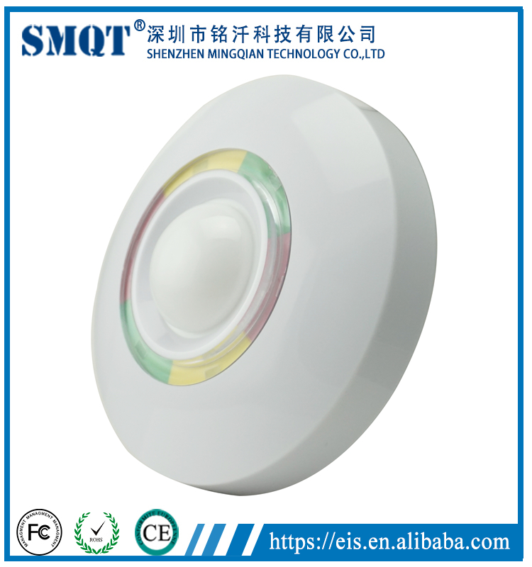 Dual detect Ceiling Mounted Microwave pir presence detector switch,infrared sensor