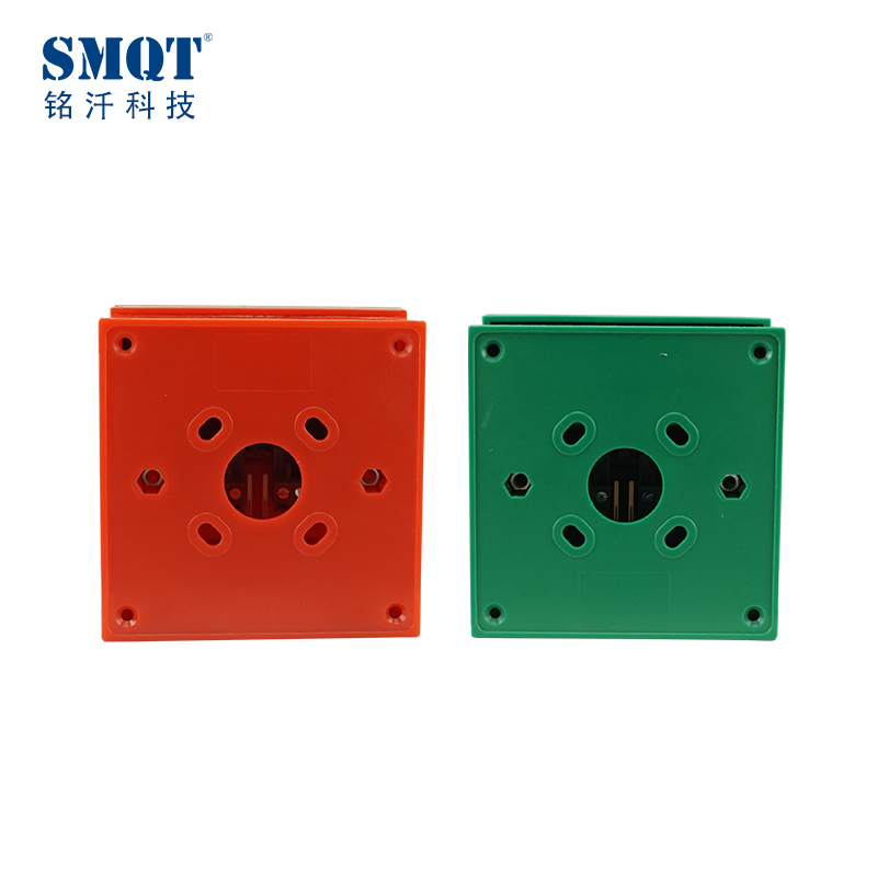 Bouton de point d'appel d'urgence de réinitialisation d'alarme incendie automatique avec 2 LED
