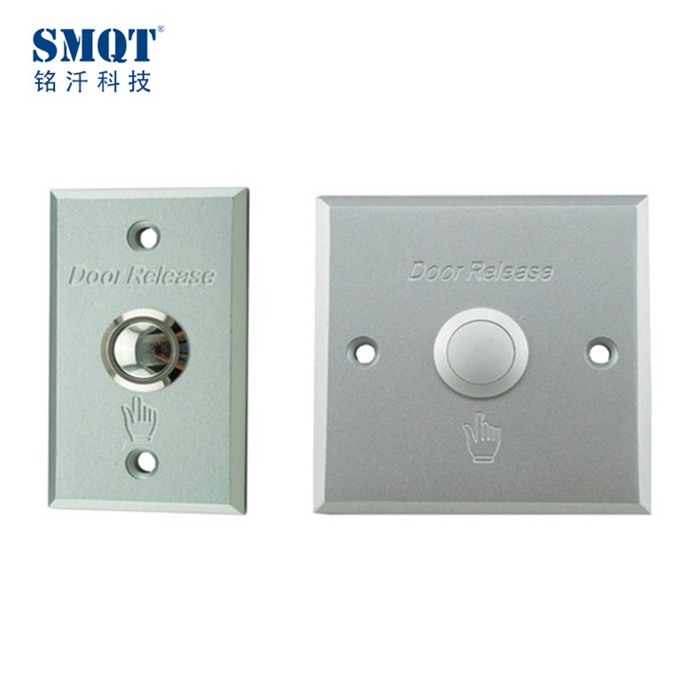 High quality Aluminum Hollow door Push button switch