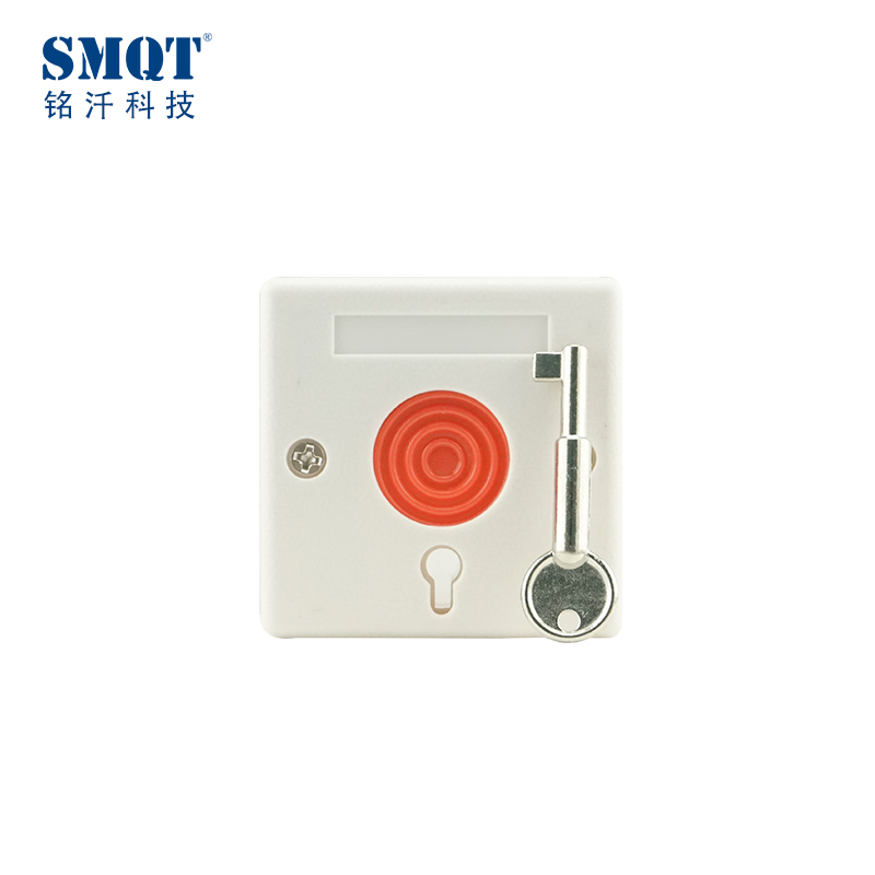 High quality key-reset mini size  emergency push button switch