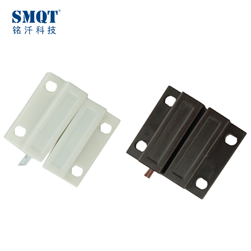 Plastic magnetic contact switch sensor for alarm and access control system