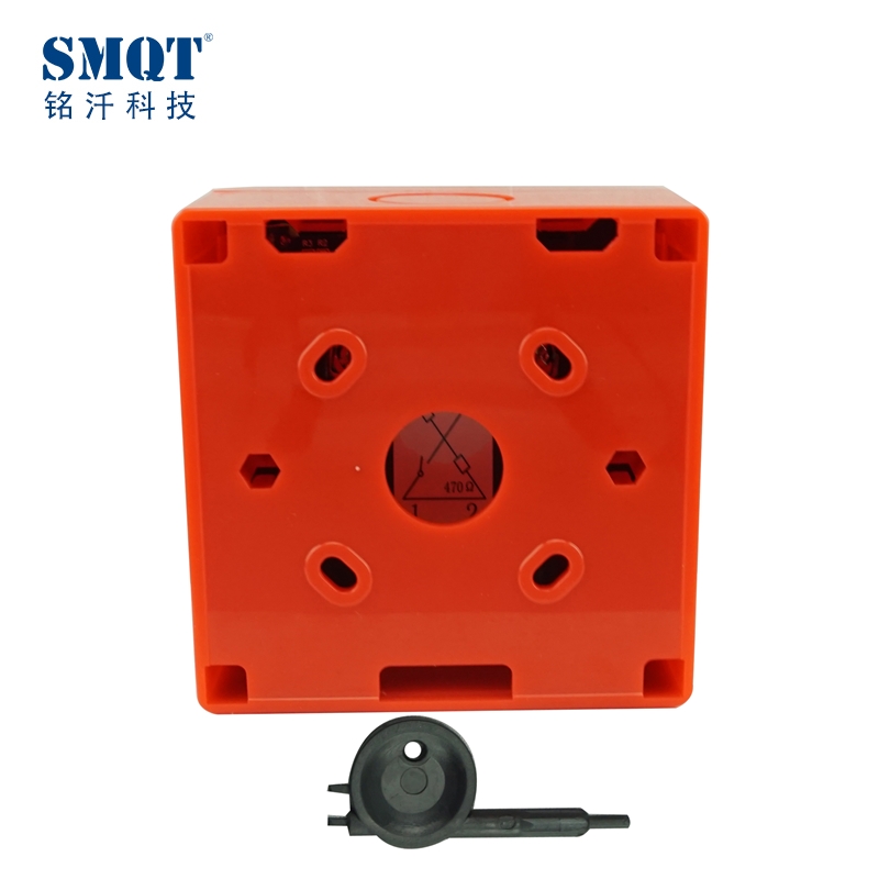 SMQT fire alarm resettable manual call point emergerncy button without glass
