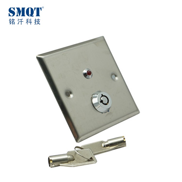Nút mở khóa cửa bằng thép không rỉ với chìa khóa